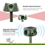 SK031 Four-Sided Solar Animal Repeller Bird Repeller Ultrasonic Rat Repeller, Rat Repeller