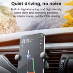 S03 Vehicle Air Outlet Gravity Navigation Mobile Phone Holder, Black Eagle Mouth, White Eagle Mouth, Black Spiral Clip, White Spiral Clip