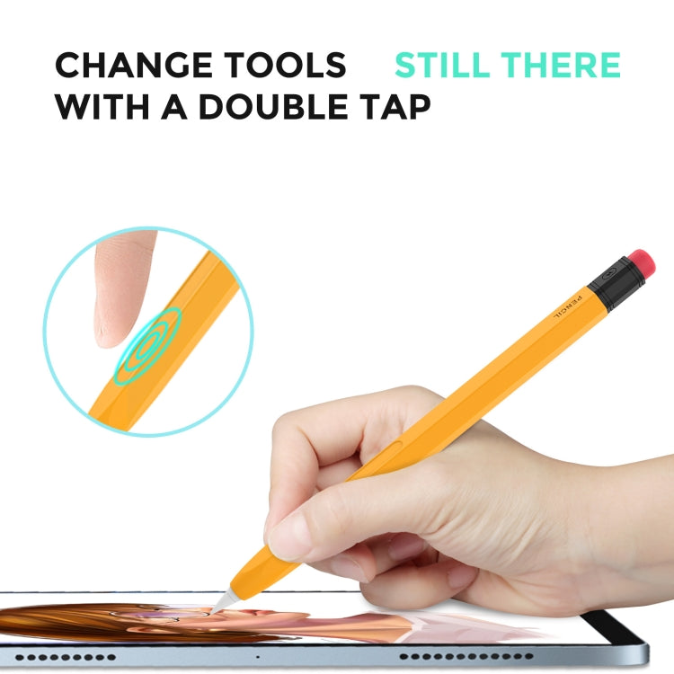 غطاء حماية سيليكون مقاوم للانزلاق والسقوط لحافظة قلم سعوي AhaStyle PT180-2، لقلم Apple Pencil 1، لقلم Apple Pencil 2