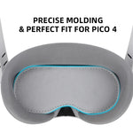 For PICO 4 Hifylux PC-ZF17 Lens Protector VR Glasses Dust-proof Sponge Pad, PC-ZF17 Light Grey