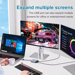 محول USB 3.0 إلى HDMI مزدوج، USB، USB-C / Type-C عالي الدقة 4K، موسع شاشة USB، USB 3.0 إلى HDMI مزدوج