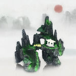 Stone Fish Tank Landscape Simulation Resin Aquarium Decorative Ornament, Style:, Cave Mountain C, Cave Mountain D, Small Rockery, Three-legged Rockery, Big Rockery, Shunfeng Mountain, Yu Mountain