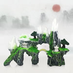 Stone Fish Tank Landscape Simulation Resin Aquarium Decorative Ornament, Style:, Cave Mountain C, Cave Mountain D, Small Rockery, Three-legged Rockery, Big Rockery, Shunfeng Mountain, Yu Mountain