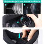 For Oculus Quest 2 Hifylux Q2-QF11 1pair Myopia Lens Frame Aspheric Resin VR Glasses Accessories