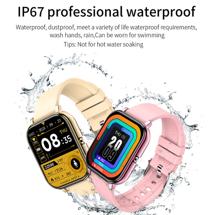 H10 1.69 inch Screen Bluetooth Call Smart Watch, Support Heart Rate/Blood Pressure/Sleep Monitoring, Black, Pink, Yellow, Grey, Blue Net+Silicone, Black Net+Silicone, Pink Net+Silicone, Gold Net+Silicone, Silver Net+Silicone