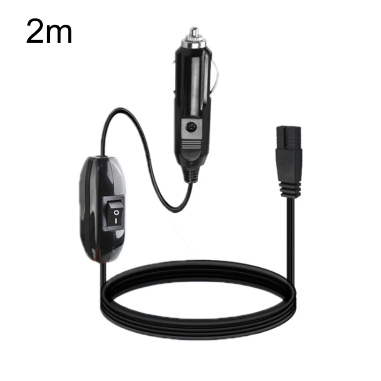 12V/24V Car Refrigerator Cable B Suffix Cigarette Lighter Plug Power Cord, Length:, 1m Without Switch, 1m With Switch, 2m Without Switch, 2m With Switch, 3m Without Switch, 3m With Switch, 4m Without Switch, 4m With Switch, 5m Without Switch           ...