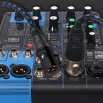 كابل صوت خطي كانون ذكر إلى أنثى، ميكروفون، مضخم طاقة، كابل XLR، KN006 بأطوال 1م، 1.5م، 2م، 3م، 5م، 10م، 15م، 20م