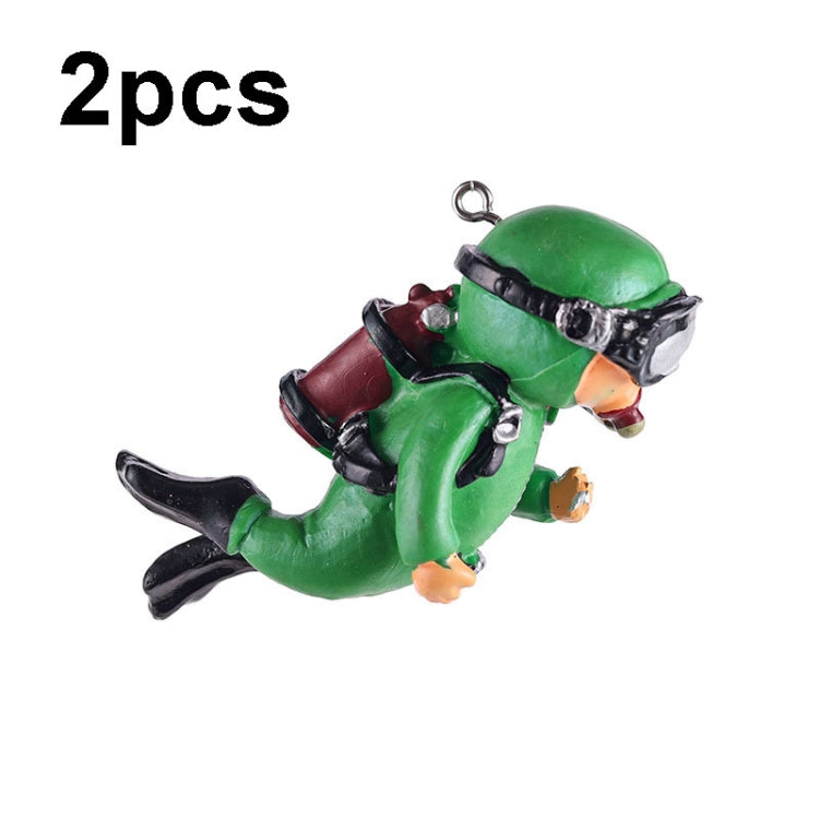 2pcs Fish Tank Diver Aquarium Ornaments Aquascape Decorations, Regular Pink, Regular Green, With Camera Blue, With Camera Black, With Camera Pink, With Camera Green, With Camera Orange, Regular Blue, Regular Orange, Regular Black
