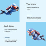 2pcs Fish Tank Diver Aquarium Ornaments Aquascape Decorations, Regular Pink, Regular Green, With Camera Blue, With Camera Black, With Camera Pink, With Camera Green, With Camera Orange, Regular Blue, Regular Orange, Regular Black