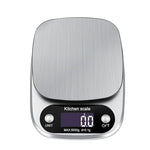 Small Multifunctional Kitchen High Precision Electronic Scale LCD Digital Display Food Scale, 3kg/ 0.1g, 5kg/ 0.1g, 10kg/ 1g