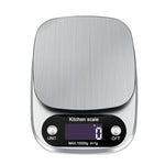 Small Multifunctional Kitchen High Precision Electronic Scale LCD Digital Display Food Scale, 3kg/ 0.1g, 5kg/ 0.1g, 10kg/ 1g