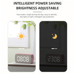 مكبر صوت بلوتوث محمول صغير مع ساعة وراديو خارجي، Q5 أسود 1400mAh، Q5 أبيض 1400mAh