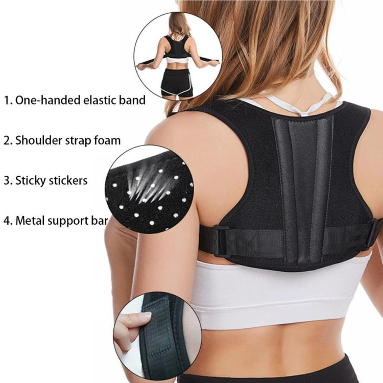 Adjustable Back Posture Corrector with Back Support Bar for Women and Men, MK-006