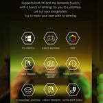 RGB Light Wired Gamepad Controller For PC/Switch, BIGBIGWON C1 S