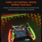 RGB Light Wired Gamepad Controller For PC/Switch, BIGBIGWON C1 S