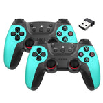 KM-029   2.4G One for Two Doubles Wireless Controller Support PC / Linux / Android / TVbox, KM-029 (Mint Green), KM-029 (Cangling Green), KM-029 (Vitality Orange), KM-029 (Rose Pink), KM-029 (Lemon Yellow), KM-029 (Mountain Blue), KM-029 (Battle Gray) ...