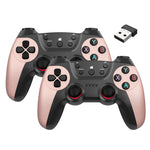 KM-029   2.4G One for Two Doubles Wireless Controller Support PC / Linux / Android / TVbox, KM-029 (Mint Green), KM-029 (Cangling Green), KM-029 (Vitality Orange), KM-029 (Rose Pink), KM-029 (Lemon Yellow), KM-029 (Mountain Blue), KM-029 (Battle Gray) ...
