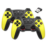KM-029   2.4G One for Two Doubles Wireless Controller Support PC / Linux / Android / TVbox, KM-029 (Mint Green), KM-029 (Cangling Green), KM-029 (Vitality Orange), KM-029 (Rose Pink), KM-029 (Lemon Yellow), KM-029 (Mountain Blue), KM-029 (Battle Gray) ...