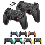 KM-029   2.4G One for Two Doubles Wireless Controller Support PC / Linux / Android / TVbox, KM-029 (Mint Green), KM-029 (Cangling Green), KM-029 (Vitality Orange), KM-029 (Rose Pink), KM-029 (Lemon Yellow), KM-029 (Mountain Blue), KM-029 (Battle Gray) ...