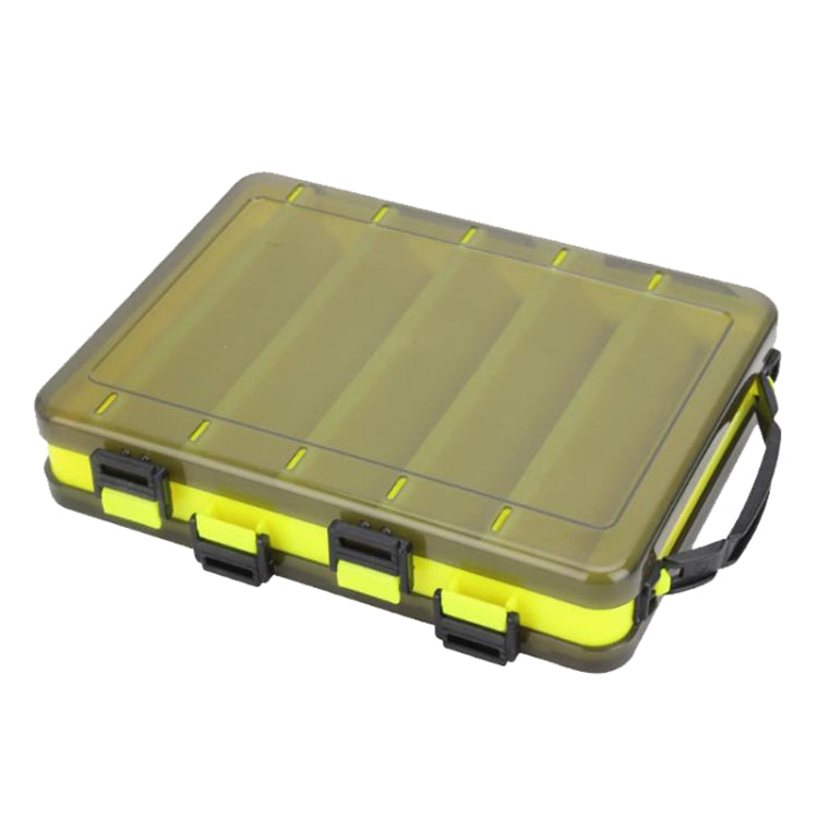Double Side Luya Tool Box Translucent Bait Organizer, HB326 10 Grids, HB327 14 Grids