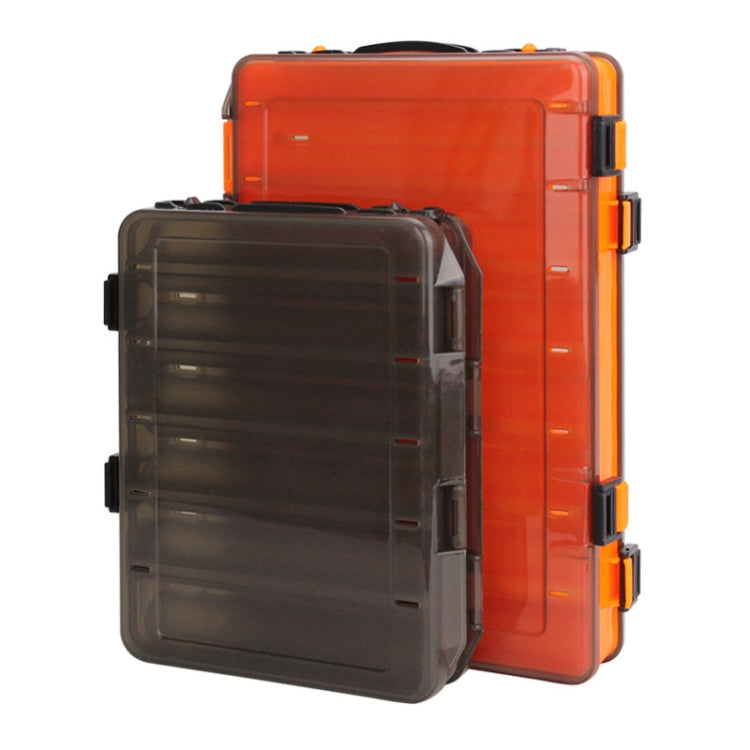 Double Side Luya Tool Box Translucent Bait Organizer, HB326 10 Grids, HB327 14 Grids