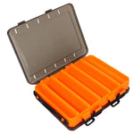 Double Side Luya Tool Box Translucent Bait Organizer, HB326 10 Grids, HB327 14 Grids