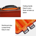 Double Side Luya Tool Box Translucent Bait Organizer, HB326 10 Grids, HB327 14 Grids