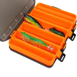 Double Side Luya Tool Box Translucent Bait Organizer, HB326 10 Grids, HB327 14 Grids
