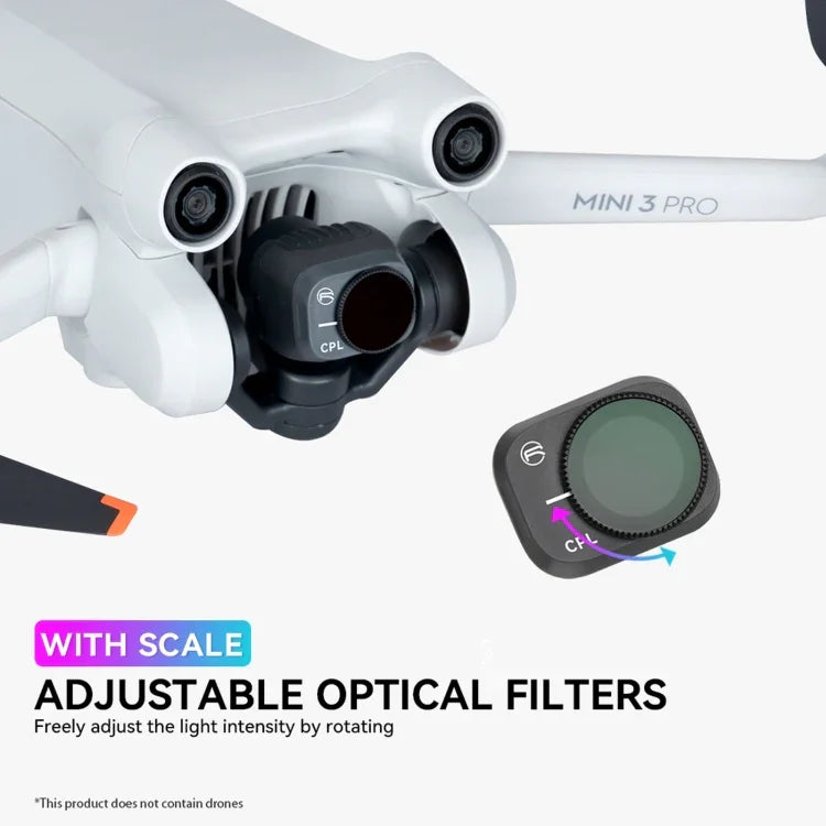ملحقات طائرة بدون طيار DJI Mini 3 Pro RCSTQ فلاتر PL، ND8/PL، ND16/PL، ND32/PL، ND64/PL، 4 في 1 ND/PL 8/16/32/64، 6 في 1 UV+CPL+ND/PL 8/16/32/64