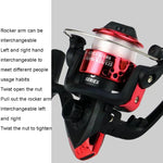 YUMOSHI JL200 Spinning Reel With Line, With Line(Electroplated Blue), With Line(Electroplated Yellow), With Line(Electroplated Red), With Line(Electroplated Silver), With Line(Electroplated Green)
