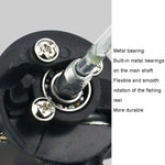 YUMOSHI JL200 Spinning Reel With Line, With Line(Electroplated Blue), With Line(Electroplated Yellow), With Line(Electroplated Red), With Line(Electroplated Silver), With Line(Electroplated Green)