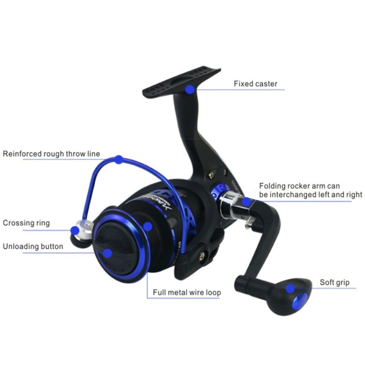 Fishing Reel Spinning Strong Metal Spool High Speed Sea Fish Reel, YUMOSHI BK1000, YUMOSHI BK2000, YUMOSHI BK3000, YUMOSHI BK4000, YUMOSHI BK5000, YUMOSHI BK6000, YUMOSHI BK7000