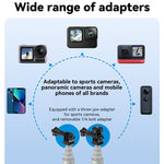 TELESIN 3M Carbon Fiber Selfie Stick Monopod  With 1/4 Screw For Action Camera, 3m