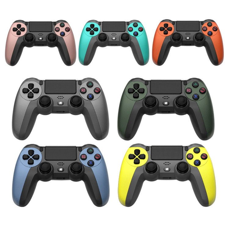KM048 For PS4 Bluetooth Wireless Gamepad Controller 4.0 With Light Bar, KM048 (Mint Green), KM048 (Cangling Green), KM048 (Vitality Orange), KM048 (Rose Pink), KM048 (Lemon Yellow), KM048 (Mountain Blue), KM048 (Battle Gray), KM048 (Elegant Silver)    ...