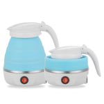 Portable Folding Silicone Electric Kettle for Household Travel, EU Plug 220V, US Plug 110V, UK Plug
