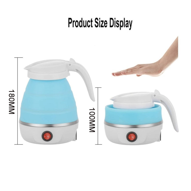 Portable Folding Silicone Electric Kettle for Household Travel, EU Plug 220V, US Plug 110V, UK Plug