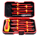 مجموعة مفكات معزولة كهربائي RDEER VDE-9913 13 في 1، VDE-9913