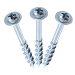 RUITOOL ST4 100 قطعة براغي خشب مائلة بفتحة نصف سن ذاتية التنصت فيليبس، 25مم، 32مم، 38مم، 50مم، 63مم