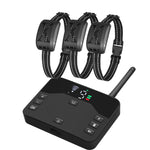 2-in-1 Elektrischer Hundezaun &amp; Ferntrainingshalsband mit einstellbarer Vibrations- und Schockfunktion, für 1 Hund, für 2 Hunde, für 3 Hunde