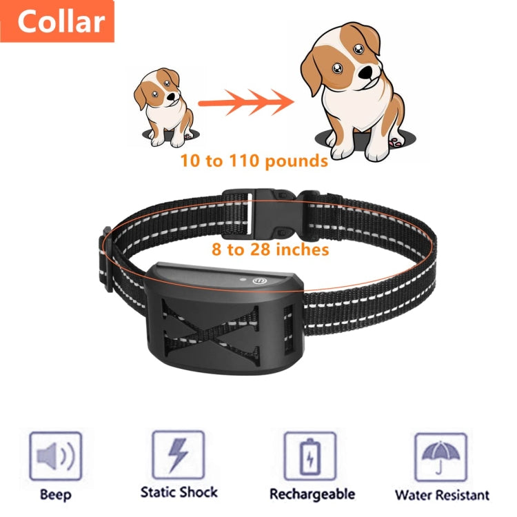 2-in-1 Elektrischer Hundezaun & Ferntrainingshalsband mit einstellbarer Vibrations- und Schockfunktion, für 1 Hund, für 2 Hunde, für 3 Hunde