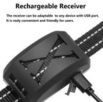 2-in-1 Elektrischer Hundezaun &amp; Ferntrainingshalsband mit einstellbarer Vibrations- und Schockfunktion, für 1 Hund, für 2 Hunde, für 3 Hunde