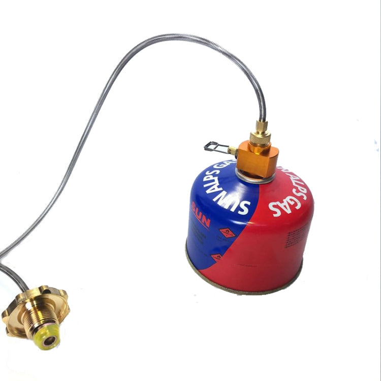 Outdoor Camping Gas Tank Refill Converter Connector Adjustable Gas Cartridge Refill Valve Adapter, Camping Gas Tank Refill Converter