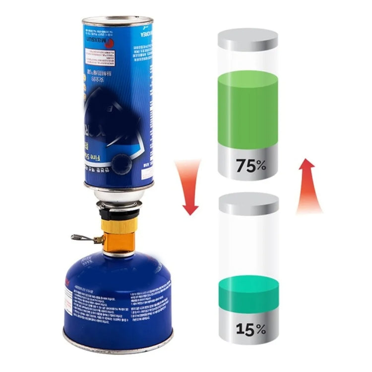 Outdoor Camping Gas Tank Refill Converter Connector Adjustable Gas Cartridge Refill Valve Adapter, Camping Gas Tank Refill Converter