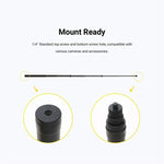 Carbon Fiber Extended Monopod Invisible Selfie Stick For Insta360  / DJI Action / GoPro / Xiao Yi Sports Camera, 1.5m, 3m, 5m