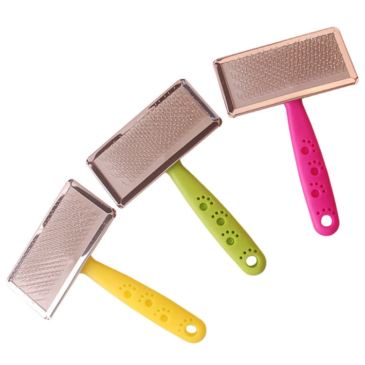 BG-W1347 Pet Hair Removal Massage Comb Dog Cleaning Tools, Random Color Delivery, S, M, L