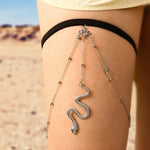 سلسلة فخذ نسائية متعددة الطبقات، SKU6472 ذهب، SKU6473 فضة، SKU6263، SKU2556 ذهب، SKU2555 أبيض