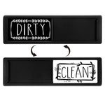 Dishwasher Magnet Clean Dirty Sign Double-Sided Refrigerator Magnet, Silver-Blue Gray, Black-Blue Gray, Silver-Black and White, Black-Black and White, Silver- Cat Claw), Turkish, Black Cat Claw, Black Love, Silver Love, Silver Gray White, Black Gray   ...