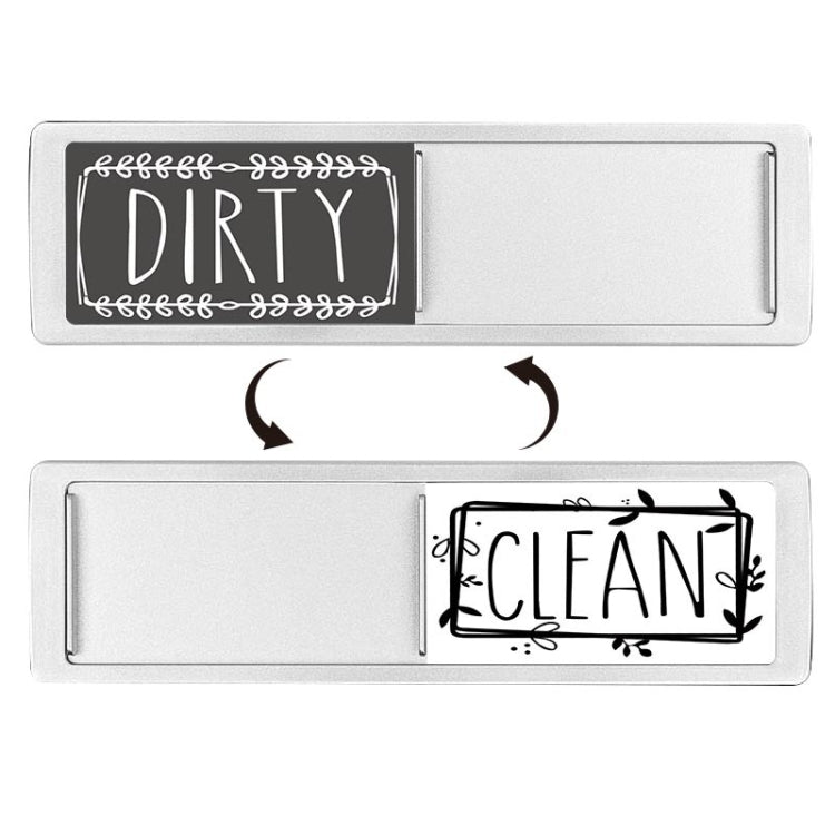 Dishwasher Magnet Clean Dirty Sign Double-Sided Refrigerator Magnet, Silver-Blue Gray, Black-Blue Gray, Silver-Black and White, Black-Black and White, Silver- Cat Claw), Turkish, Black Cat Claw, Black Love, Silver Love, Silver Gray White, Black Gray   ...