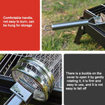 Upgrade With Handle BBQ Cage Stainless Steel  Barbecue Basket, 30cm+Handle 18cm