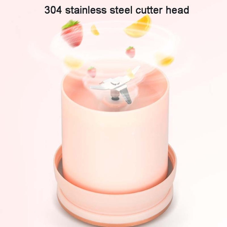 LGZ-1 500ml 50W 4 Blades Electric Portable Juicer Rechargeable Juice Extractor, LGZ-1 (White), LGZ-1 (Green), LGZ-1 (Pink)